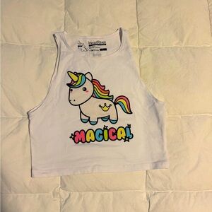 iHeartRaves Unicorn Crop Top